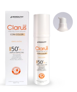 Clarus Protector Solar Emulsión con color