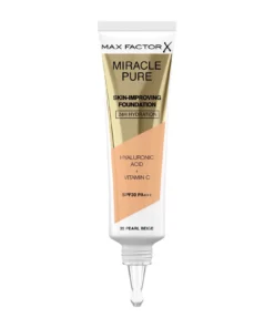 MAX FACTOR MIRACLE PURE FOUNDATION-35 PEARL BEIGE SPF30